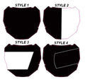 Custom front number plate, for odi style plates